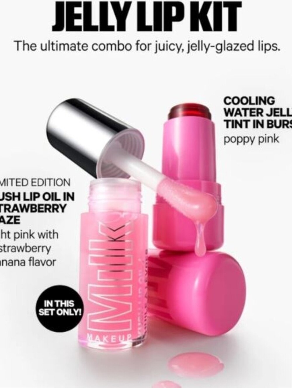 Milk Makeup Jelly Lip Kit Stain + Lip Oil Duo NIB